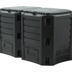 AB Polar Puutarhakompostori Compo 800L musta