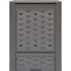 Puutarhan kompostit 3 kpl, 60x60x83 cm, 900 litraa, ruskea - FinePRICE Best