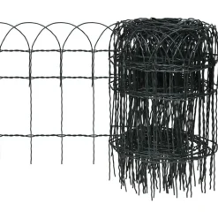 Puutarhan raja-aita jauhemaalattu rauta 10x0.4 m - FinePRICE Discount