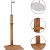 Puutarhasuihku 75x75x210 cm täysi tiikki - FinePRICE