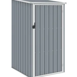 Puutarhavaja harmaa 87x98x159 cm galvanoitu teräs 0,85m2 - FinePRICE Clearance
