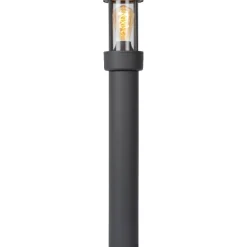 Pylväsvalaisin Lori Ø12x80cm 15W antrasiitti - Lucide Hot