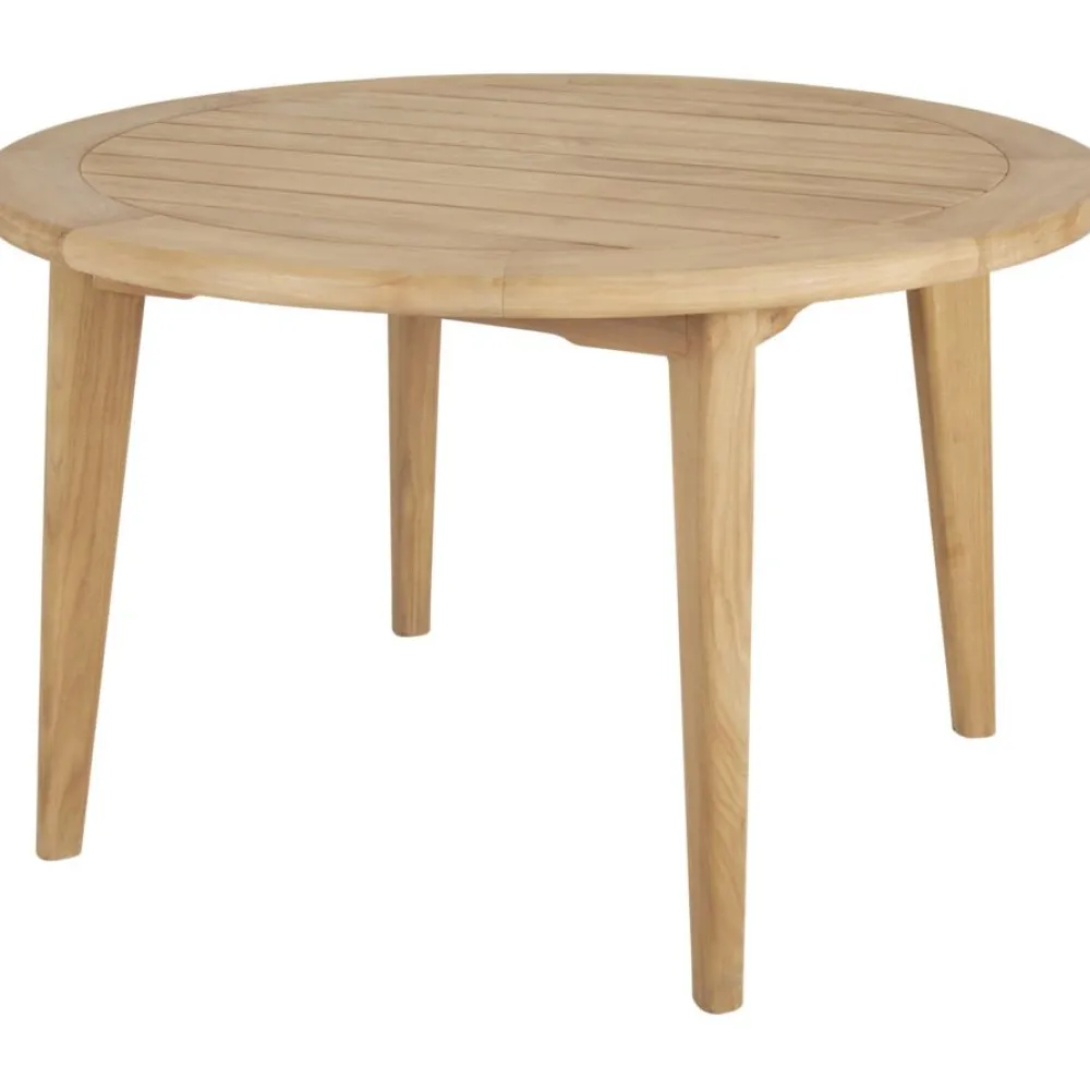 Pyöreä ruokapöytä ulos Lilja, Ø120cm, tiikki - Brafab