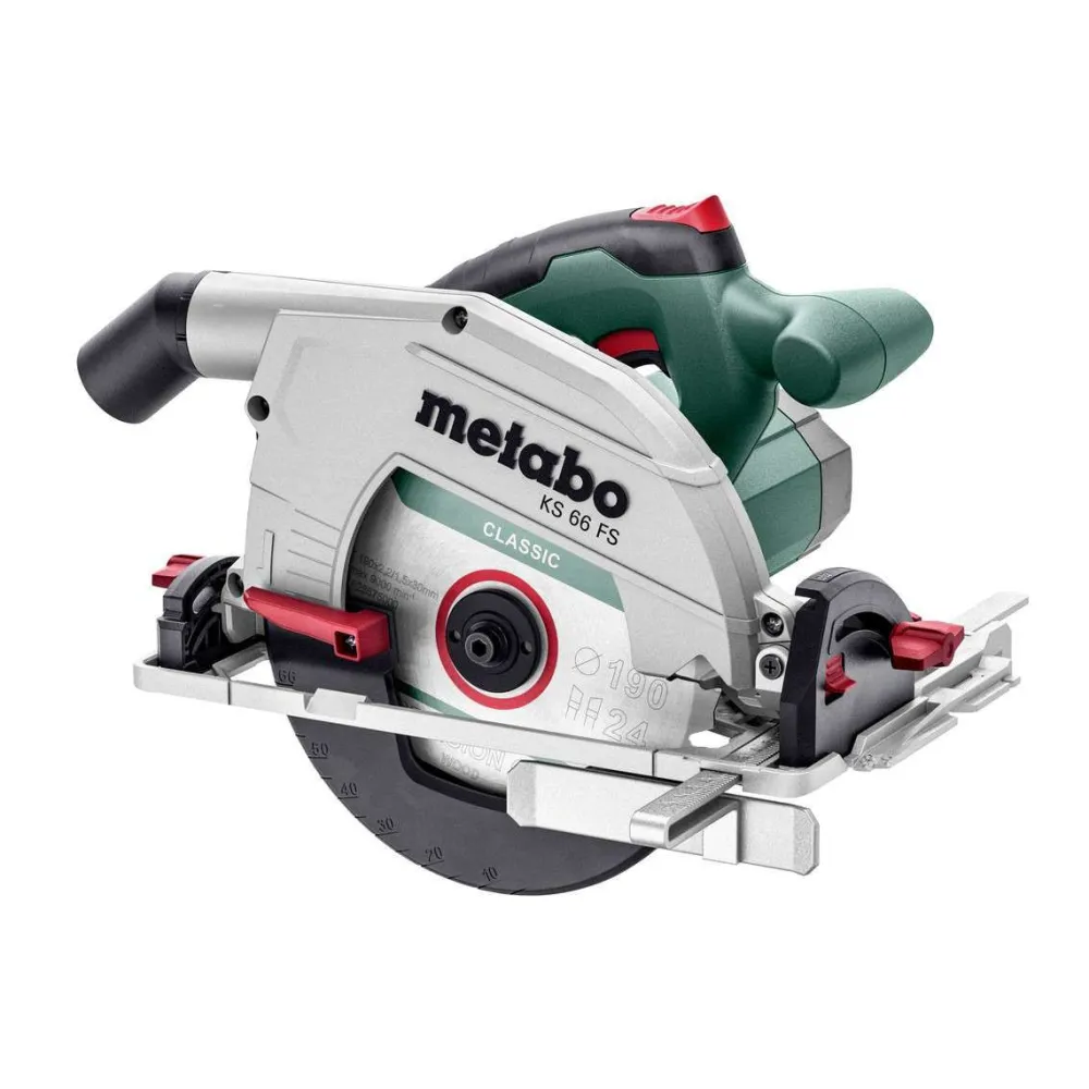 Pyörösaha KS 66 FS X 340 -säilytyslaatikossa - Metabo Discount
