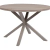 Pöytä PORTO Ø110,5xK73 cm, beige/harmaa - Home4you Outlet