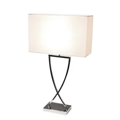 By Rydéns Pöytävalaisin Omega 2820440-5000 67 x 40 cm metalli kromi/musta Online