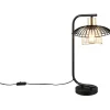 Pöytävalaisin Lauris 44cm E27 mattamusta/kulta - Trio