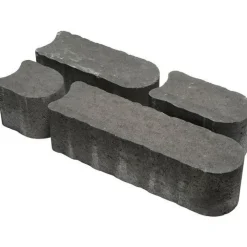 Rudus Reunakivi Laineri 140x140 mm sileä musta Clearance