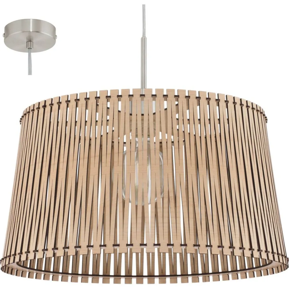 Riippuvalaisin Sendero Ø450mm vaahtera 96193 - Eglo