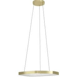 Riippuvalaisin Vallerosa, Ø58cm, LED, 25.2W, IP20, messinki/valkoinen - Eglo