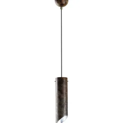 Linento Lighting Riippuvalaisin KESIKBORU-MR-976-RETRO, Ø8cm, tummanruskea Discount