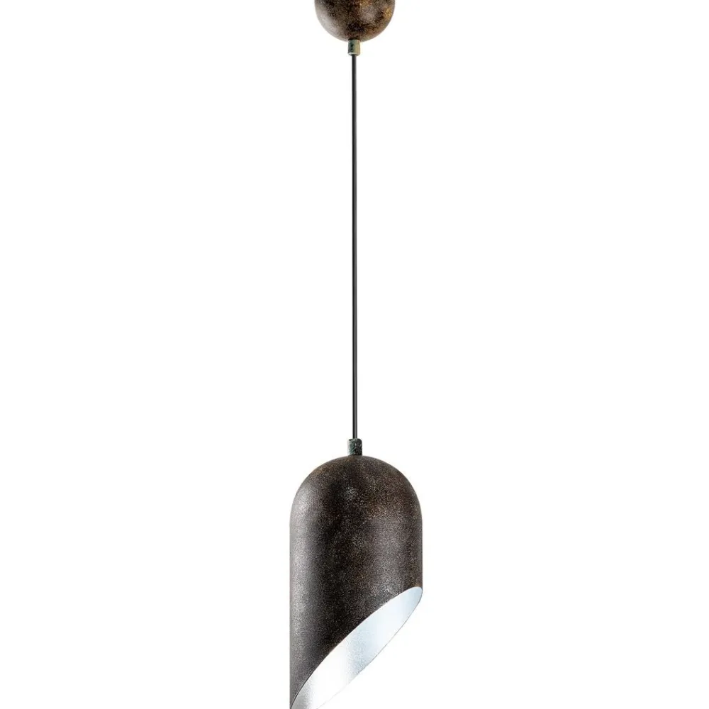 Linento Lighting Riippuvalaisin KESIK-6161-RETRO, Ø14cm, tummanruskea Discount