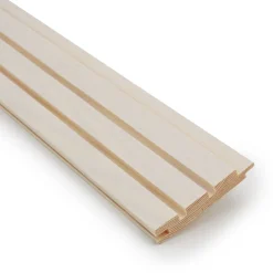 Rimapaneeli 2-valeura 15x95x2370mm, mänty, valkolakattu, päätypontattu - Jokiwood Online