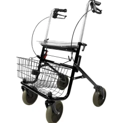 Arvo Rollaattori , sisä- ja ulkokäyttöön, musta Discount