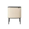 Roska-astia Bo Touch Bin 3x11L Soft Beige - Brabantia Online