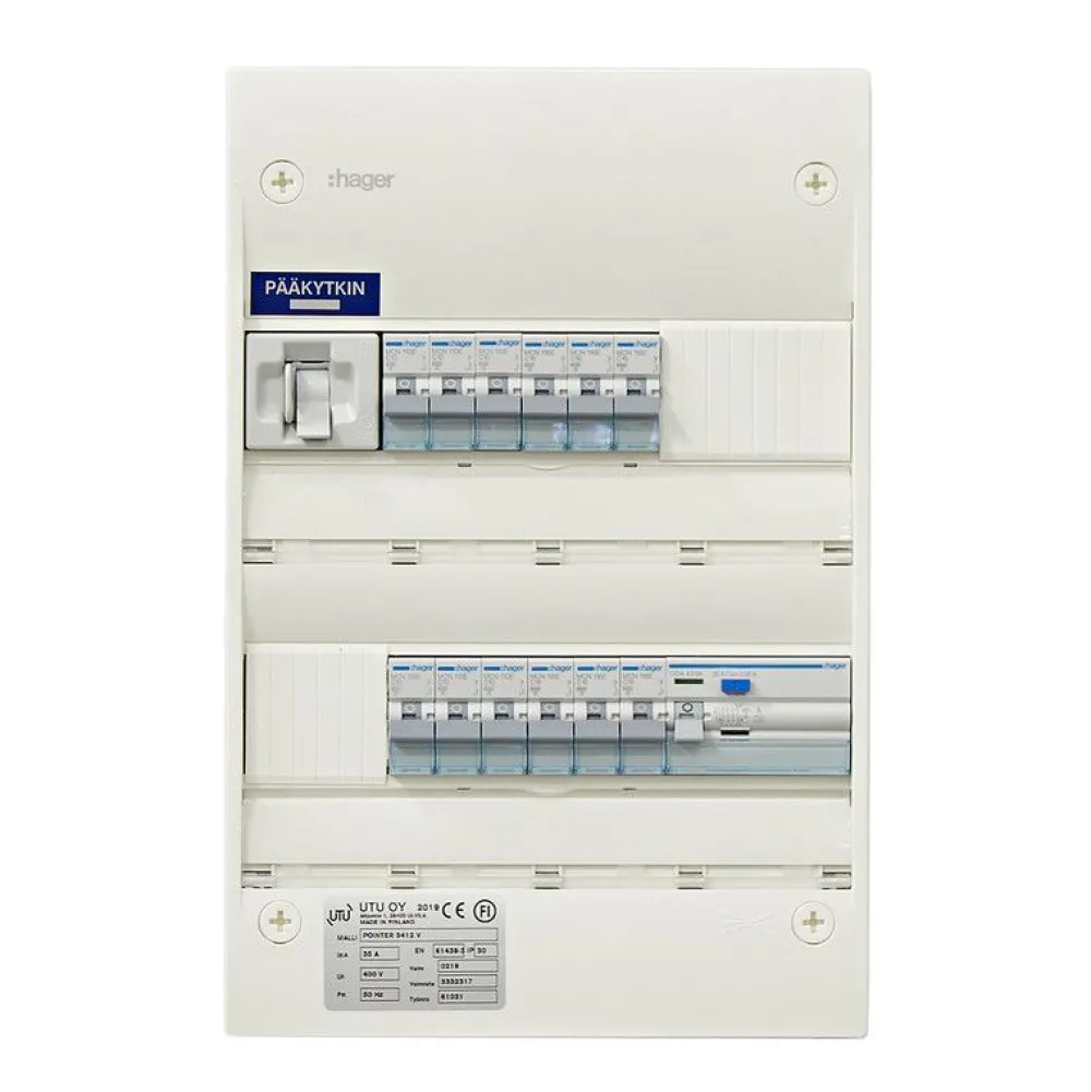 Ryhmäkeskus pinta Pointer 3412J V 35A IP30 PS - UTU Best