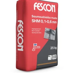 Fescon Saumaushiekka SHM musta 25 kg Outlet