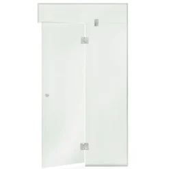 Saunan lasiseinä Glass, ovi, iso lisäpala, korkea ikkuna, saranat keskellä, oikea - Andres New