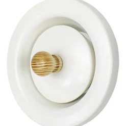 Saunan poistoilmaventtiili 280 Ø 100 mm valkoinen - Pisla Outlet