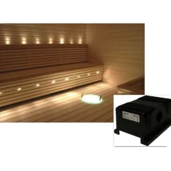 Cariitti Saunavalaistussarja VPAC-1527-F335 3-5 m² + LED-projektori + 7 valokuitua Discount