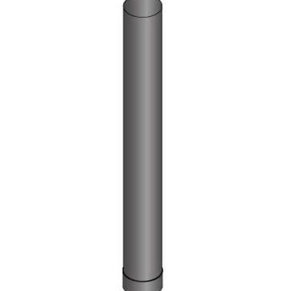 Savuputki/hormi 1,0 m/115 mm Musta - Harvia Discount