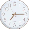 FinePRICE Seinäkello 30 cm ruusukulta Best