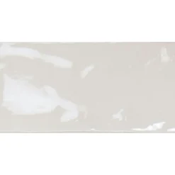 Seinälaatta Manacor White kiiltävä strukturoitu 7,5x15 cm - Pukkila Hot
