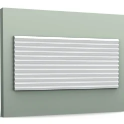 Seinäpaneeli W108 18x250x2000 mm polyuretaani valkoinen - Orac Decor Clearance