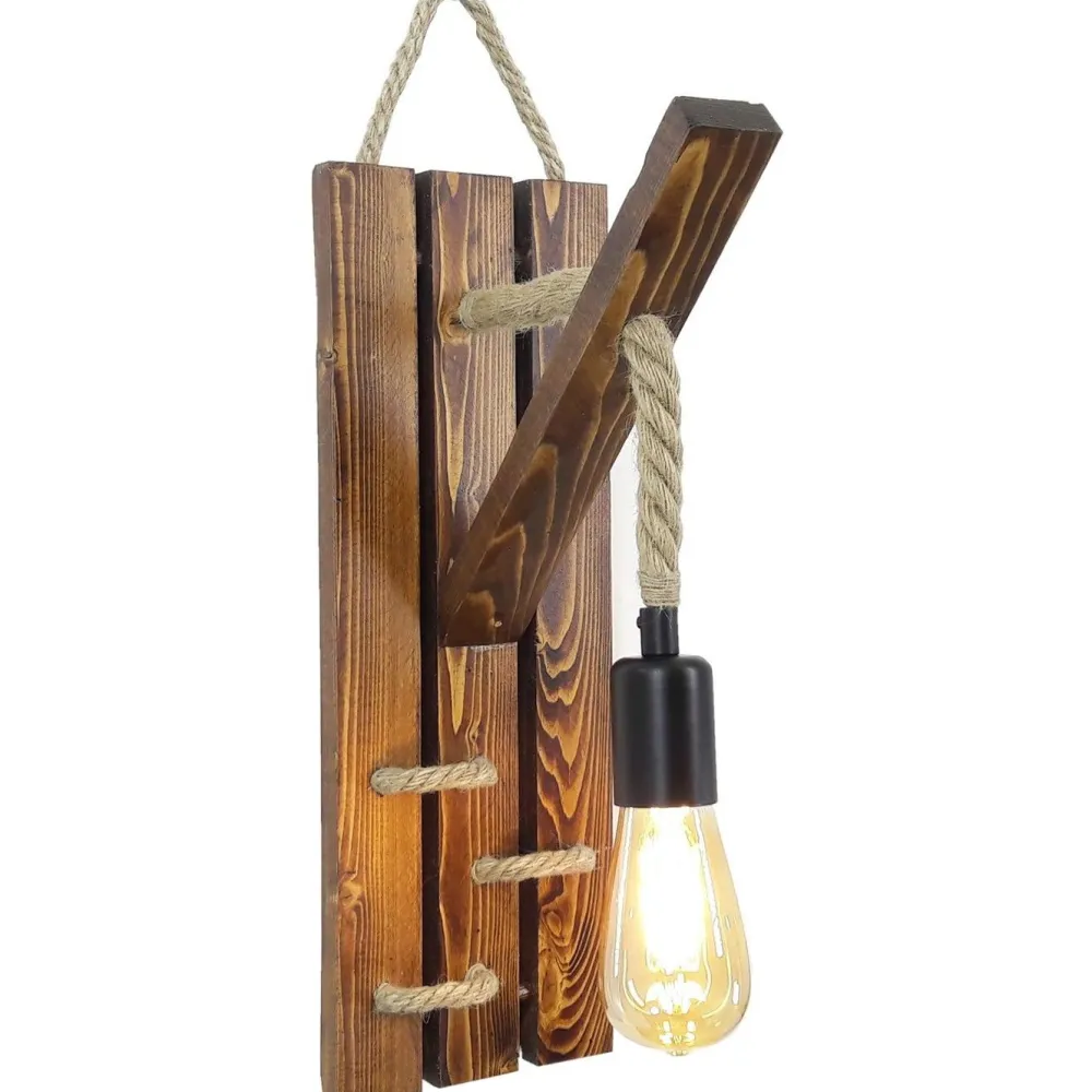 Linento Lighting Seinävalaisin Asap puu Sale