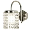 Aneta Lighting Seinävalaisin Teresa IP44 90x186x178 mm kromi/lasi Outlet