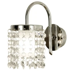 Aneta Lighting Seinävalaisin Teresa IP44 90x186x178 mm kromi/lasi Outlet