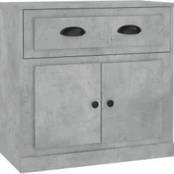 Senkki betoninharmaa 70x35,5x67,5 cm tekninen puu (16428) - FinePRICE Online