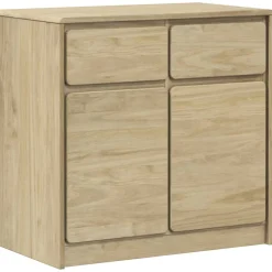 FinePRICE Senkki SAUDA tammenvärinen 80x43x75,5 cm täysi mänty (77600) Outlet