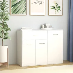 Senkki valkoinen 88x30x70 cm lastulevy - FinePRICE Sale