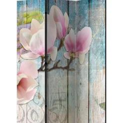Artgeist Sermi Pink Flowers on Wood 135x172cm Online