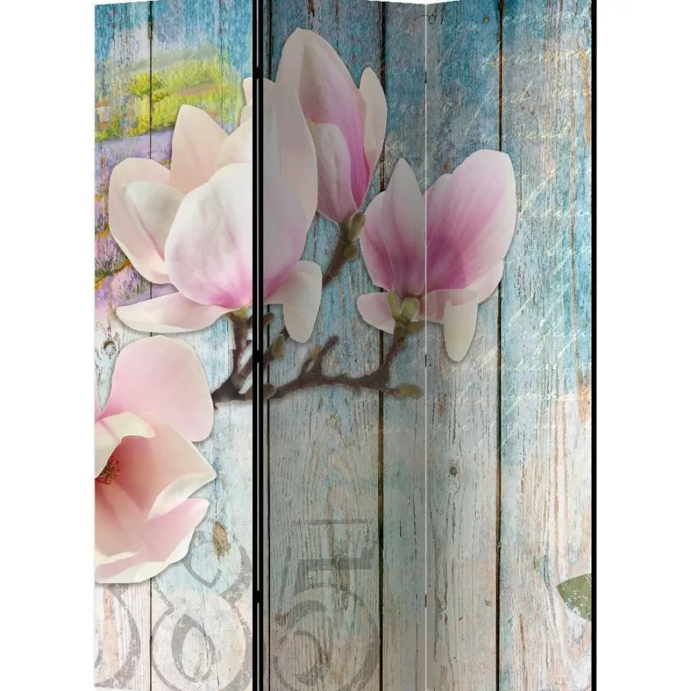 Artgeist Sermi Pink Flowers on Wood 135x172cm Online