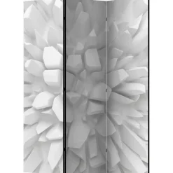 Sermi White dahlia 135x172cm - Artgeist Outlet