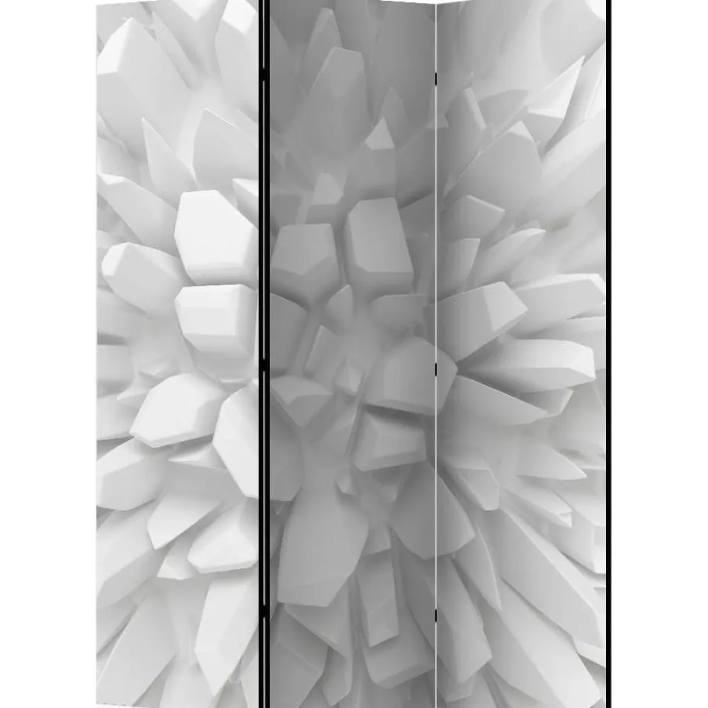 Sermi White dahlia 135x172cm - Artgeist Outlet