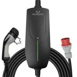 Motorwerk Sähköauton latauslaite EVSE, Type2, 3-vaihe, 16A, 11kW, 6m kaapeli Clearance