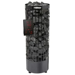 Sähkökiuas Cilindro Xenio PC90XE Black Steel 8-14 m³ erillinen ohjaus - Harvia Best
