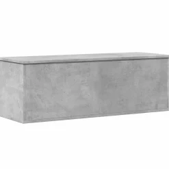 Säilytyslaatikko betoninharmaa 102x35x35 cm tekninen puu (40691) - FinePRICE Hot