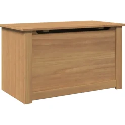 Säilytyslaatikko kannella Panama 79x42x46 cm täysi mänty (16387) - FinePRICE Hot
