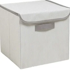 Linento Säilytyslaatikko YLC420, 30x30x30cm, harmaa Outlet