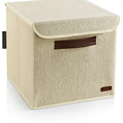 Linento Säilytyslaatikko YLC447, 30x30x30cm, kerma Clearance