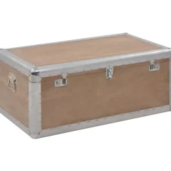 Säilytyslaatikko täysi kuusipuu 91x52x40 cm ruskea - FinePRICE Hot