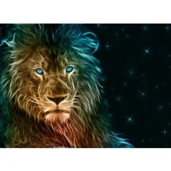 Artgeist Sisustustarra Abstract Lion II eri kokoja New