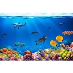 Sisustustarra Underwater kingdom eri kokoja - Artgeist Discount