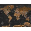 Artgeist Sisustustarra World: Stylish Map eri kokoja Best