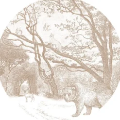 Sisustustarra Forest Friends 159072, karhu, beige, eri kokoja - Esta Sale