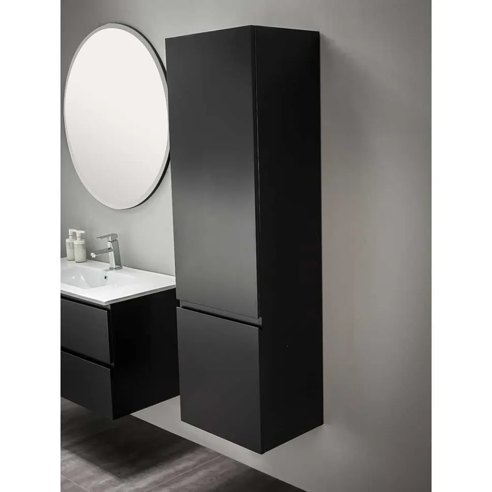 Bathlife Sivukaappi Eufori 450x1500x350mm musta Best